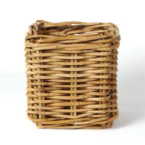 Fargo Heavy Duty Cane Square Basket, Medium by Wicka, a Baskets & Boxes for sale on Style Sourcebook