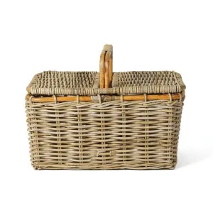 Sommersby Cane Picnic Hamper by Wicka, a Baskets & Boxes for sale on Style Sourcebook