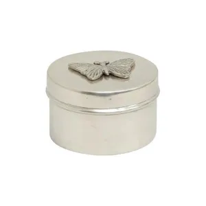 Martinet Metal Round Trinket Canister by French Country Collection, a Decorative Boxes for sale on Style Sourcebook
