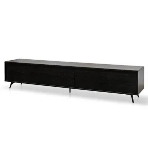 Nelson 2.4m TV Entertainment Unit - Black Oak by Interior Secrets - AfterPay Available by Interior Secrets, a Entertainment Units & TV Stands for sale on Style Sourcebook