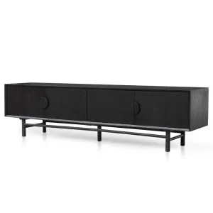 Ducan 2.1m Wooden TV Entertainment Unit - Black by Interior Secrets - AfterPay Available by Interior Secrets, a Entertainment Units & TV Stands for sale on Style Sourcebook