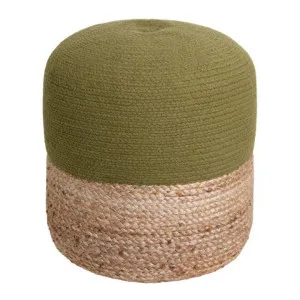 J.Elliot Henri Natural and Olive Ottoman by null, a Ottomans for sale on Style Sourcebook
