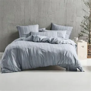 Linen House ReJeaneration Hali Silver Quilt Cover Set by null, a Quilt Covers for sale on Style Sourcebook