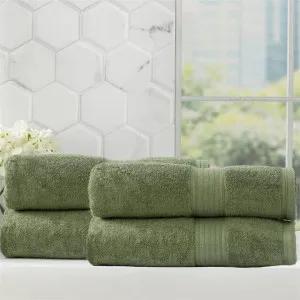 Renee Taylor Stella 4 Piece Jade Bath Towel Pack by null, a Towels & Washcloths for sale on Style Sourcebook