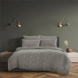 Ardor Boudoir Millicent Storm Grey 5 Piece Comforter Set by null, a Quilt Covers for sale on Style Sourcebook