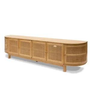 Ibarra 2.2cm Rattan Doors TV Entertainment unit - Natural Oak by Interior Secrets - AfterPay Available by Interior Secrets, a Entertainment Units & TV Stands for sale on Style Sourcebook
