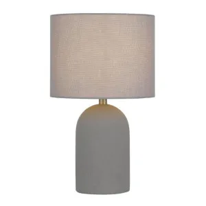 Fevik Concrete Base Table Lamp, Small by Telbix, a Table & Bedside Lamps for sale on Style Sourcebook