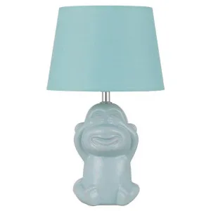 Misaru Ceramic Base Table Lamp, Blue by Telbix, a Table & Bedside Lamps for sale on Style Sourcebook