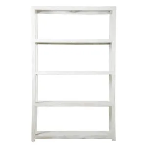 Carfu Mango Wood Display Shelf, Large, White by Florabelle, a Wall Shelves & Hooks for sale on Style Sourcebook