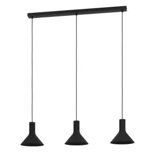 Morescana Steel Bar Pendant Light, 3 Light by Eglo, a Pendant Lighting for sale on Style Sourcebook