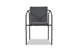 Pavilion Outdoor Dining Chair, Black, by Lounge Lovers by Lounge Lovers, a Dining Chairs for sale on Style Sourcebook