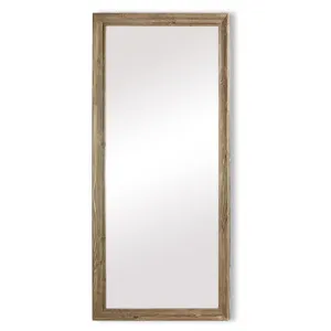 Evelyn Wooden Frame Wall / Cheval Mirror, 180cm, Antique Natural by The Chic Home, a Mirrors for sale on Style Sourcebook