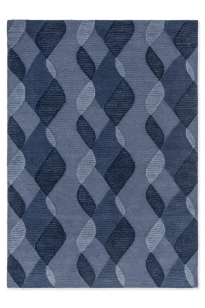 Brink & Campman Decor Riff Water Blue 098208 by Brink & Campman, a Contemporary Rugs for sale on Style Sourcebook