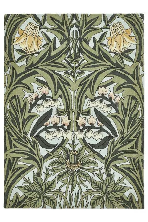 Morris & Co Bluebell Leafy Arbour Green 127607 by Morris & Co, a Contemporary Rugs for sale on Style Sourcebook