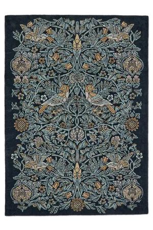 Morris & Co Bird Webb'S Blue 128308 by Morris & Co, a Contemporary Rugs for sale on Style Sourcebook