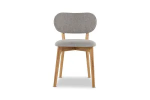 Mickey Dining Chair, Light Grey/Oak, by Lounge Lovers by Lounge Lovers, a Dining Chairs for sale on Style Sourcebook