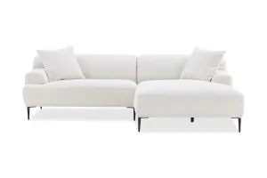 Jaxson Right Chaise Sofa, Ivory, by Lounge Lovers by Lounge Lovers, a Sofas for sale on Style Sourcebook
