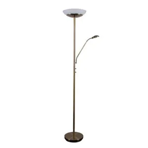 Eden Mother & Child Dimmable LED Floor Lamp, Antique Brass by Domus Lighting, a Floor Lamps for sale on Style Sourcebook