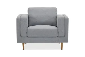 Lisa Modern Armchair, Grey, by Lounge Lovers by Lounge Lovers, a Chairs for sale on Style Sourcebook