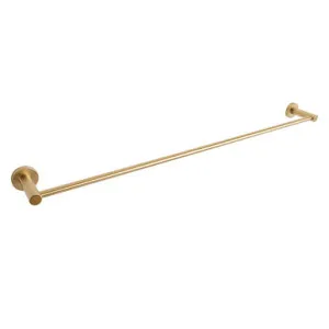 Bloom Single Towel Rail 750mm Brush | Made From Brass By ADP by ADP, a Towel Rails for sale on Style Sourcebook