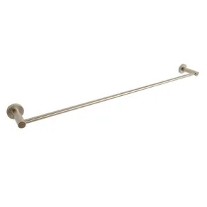 Bloom Single Towel Rail 750mm Brush | Made From Brass In Nickel By ADP by ADP, a Towel Rails for sale on Style Sourcebook