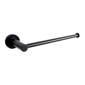 Bloom Hand Towel Rail Matte | Made From Brass In Black By ADP by ADP, a Towel Rails for sale on Style Sourcebook