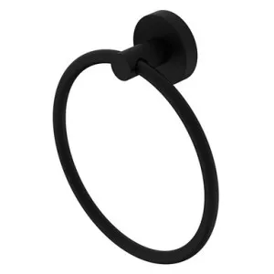 Soul Hand Towel Ring Matte | Made From Brass In Black By ADP by ADP, a Towel Rails for sale on Style Sourcebook