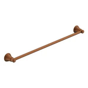 Eternal Single Towel Rail 600mm Brush | Made From Brass In Copper By ADP by ADP, a Towel Rails for sale on Style Sourcebook