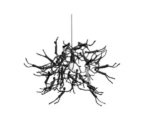 Little People round pendant small - Black by Hermon Hermon Lighting, a Pendant Lighting for sale on Style Sourcebook