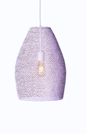 Cone Hanging Pendant - Large - White/Gold by Hermon Hermon Lighting, a Pendant Lighting for sale on Style Sourcebook