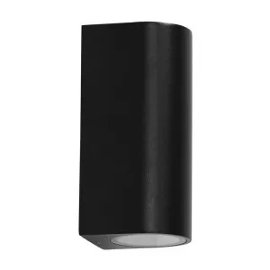Hera IP54 Exterior Up / Down Wall Light, Black by Oriel Lighting, a Outdoor Lighting for sale on Style Sourcebook