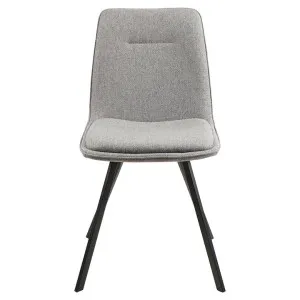 Gilba FabricDining Chair, Grey by Viterbo Modern Furniture, a Dining Chairs for sale on Style Sourcebook
