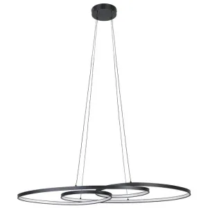 Gianella Metal Dimmable LED Pendant Light, Black by Eglo, a Pendant Lighting for sale on Style Sourcebook