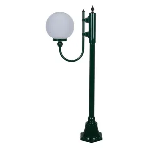 Lisbon Italian Made IP43 Exterior Up Post Light, 1 Light, Style A, 126cm, Green by Domus Lighting, a Lanterns for sale on Style Sourcebook