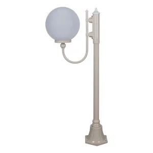 Lisbon Italian Made IP43 Exterior Up Post Light, 1 Light, Style B, 126cm, Beige by Domus Lighting, a Lanterns for sale on Style Sourcebook