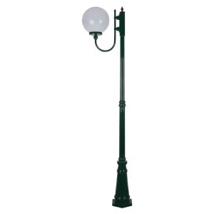Lisbon Italian Made IP43 Exterior Up Post Light, 1 Light, Style B, 225cm, Green by Domus Lighting, a Lanterns for sale on Style Sourcebook