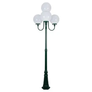 Lisbon Italian Made IP44 Exterior Up Post Light, 4 Light, Style B, 250cm, Green by Domus Lighting, a Lanterns for sale on Style Sourcebook