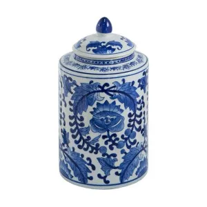 Indra Porcelain Lidded Temple Jar by Diaz Design, a Vases & Jars for sale on Style Sourcebook