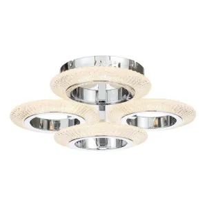 Luna 4 Ring LED Flush Mount Ceiling Light, CCT by Telbix, a Spotlights for sale on Style Sourcebook
