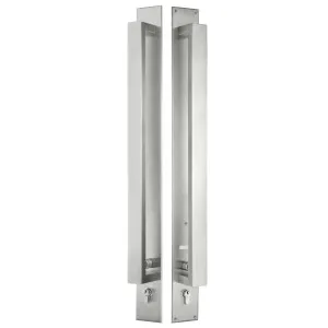 Trilock Omni Back to Back Less Cylinder Pull Handle Entrance Set in Stainless Steel by Gainsborough, a Doors & Hardware for sale on Style Sourcebook