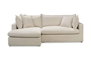 Haven Left Chaise Sofa, Mornington Ivory, by Lounge Lovers by Lounge Lovers, a Sofas for sale on Style Sourcebook