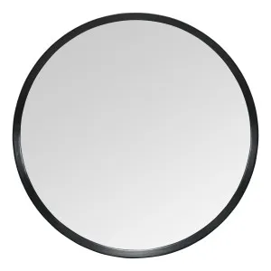 Benny Round Mirror 100cm in Matte Black by OzDesignFurniture, a Mirrors for sale on Style Sourcebook