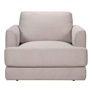Temple Wide Armchair in Belfast Beige by OzDesignFurniture, a Chairs for sale on Style Sourcebook
