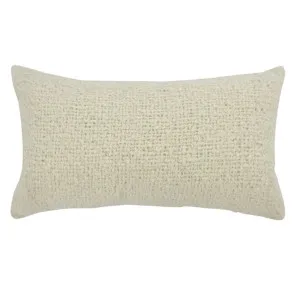 Pompidou Cushion Boucle Wool Natural - 70cm x 35cm by James Lane, a Cushions, Decorative Pillows for sale on Style Sourcebook