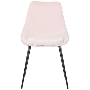 Domo Velvet Fabric Dining Chair, Dusty Rose by Maison Furniture, a Dining Chairs for sale on Style Sourcebook