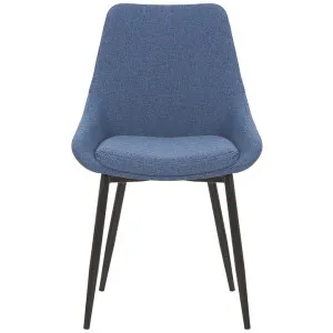 Domo Fabric Dining Chair, Blue by Maison Furniture, a Dining Chairs for sale on Style Sourcebook