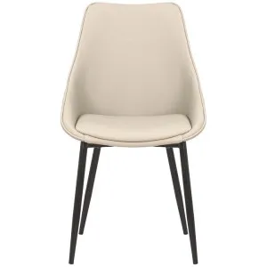 Bellagio Faux Leather Dining Chair, Light Grey by Maison Furniture, a Dining Chairs for sale on Style Sourcebook