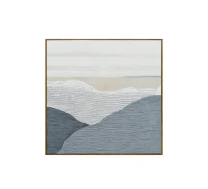 Hand Painted Mountain Dance Wall Art Canvas 100cm x 100cm by Luxe Mirrors, a Artwork & Wall Decor for sale on Style Sourcebook