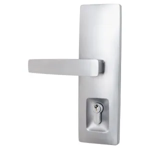 Trilock Urban Aurora Double Cylinder Entrance Lever Set in Brushed Satin Chrome by Gainsborough, a Doors & Hardware for sale on Style Sourcebook