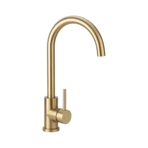 Sola Outdoor Kitchen Mixer - Brushed Brass by ABI Interiors Pty Ltd, a Outdoor Accessories for sale on Style Sourcebook